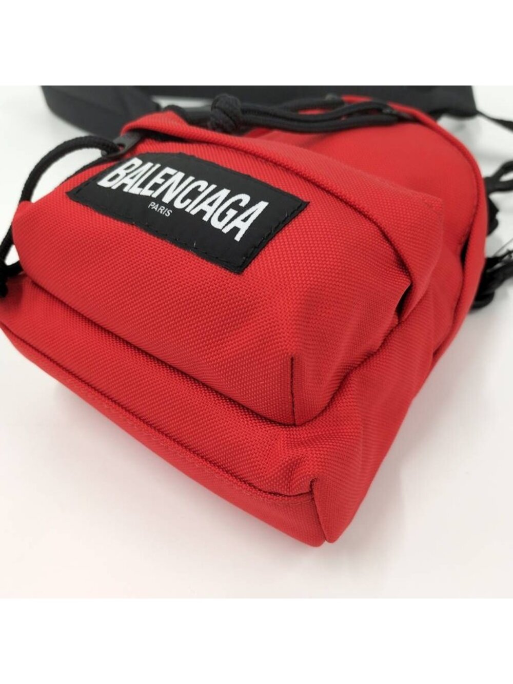 Balenciaga Explorer Mini Backpack Nylon Canvas Red - Picture 3 of 9